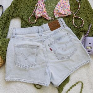 Levi's Women's Light Wash Jean Shorts